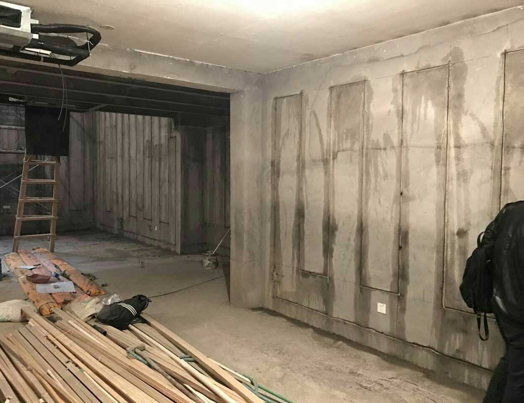 石家庄上山间别墅电渗透防潮施工