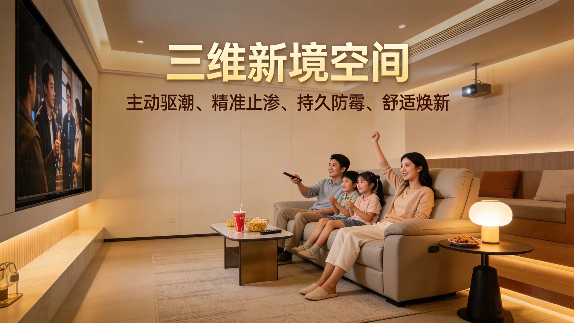 立威三维新境空间 | 盘锦高端住宅地下室防水防潮防霉 - 立威防潮官网